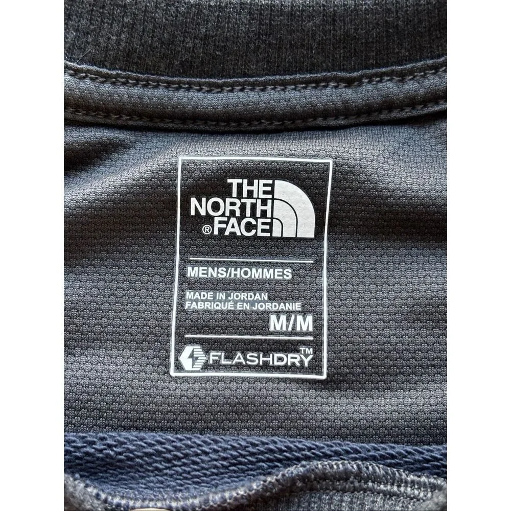 The North Face Crewneck Wicker FlashDry Long Sleeve blue Sweatshirt M